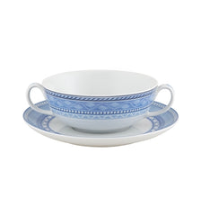 Vista Alegre FOZ Fine Porcelain Consomme Cup & Saucer - Elegant Soup Pair & Traditional Dining Set