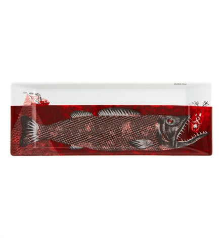 Vista Alegre 2i Ilustradores Internacionais Rectangular Tray Joohee Yoon - Custom Engraved Art Gift