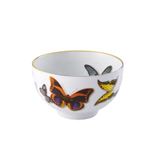 Vista Alegre Butterfly Parade Rice Bowl - Designer Porcelain Tableware