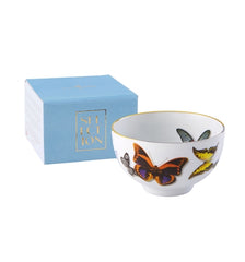 Vista Alegre Butterfly Parade Rice Bowl - Designer Porcelain Tableware