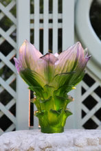 Large Vase - Jardin de Lotus Daum