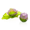 Duo Centerpiece - Jardin de Lotus (Copy) Daum