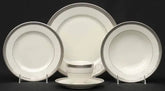 40 Piece Estate Set Palatial Platinum by Mikasa Crystal House - Replacements