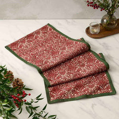 Spode Morris & Co. Bluebell Table Runner – Luxury Christmas Table Decor Gift
