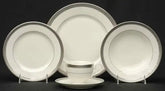 5 Piece Place Setting Palatial Platinum by Mikasa Crystal House - Replacements