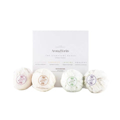Aromaworks Signature AromaBomb Gift Set – Luxury Vegan Aromatherapy Bath Bomb Collection Crystal House