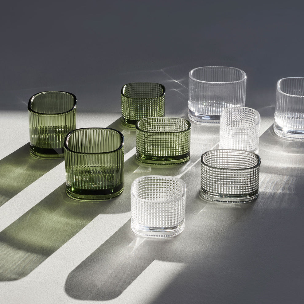 Orrefors Magica Supercircle Tea Light Holder – Scandinavian Minimalist Clear Votive Orrefors