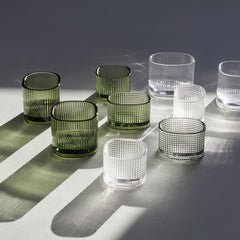 Orrefors Magica Supercircle Tea Light Holder – Scandinavian Minimalist Clear Votive Orrefors