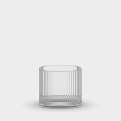 Orrefors Magica Clear Candleholder – Designer Textured Glass Votive Orrefors