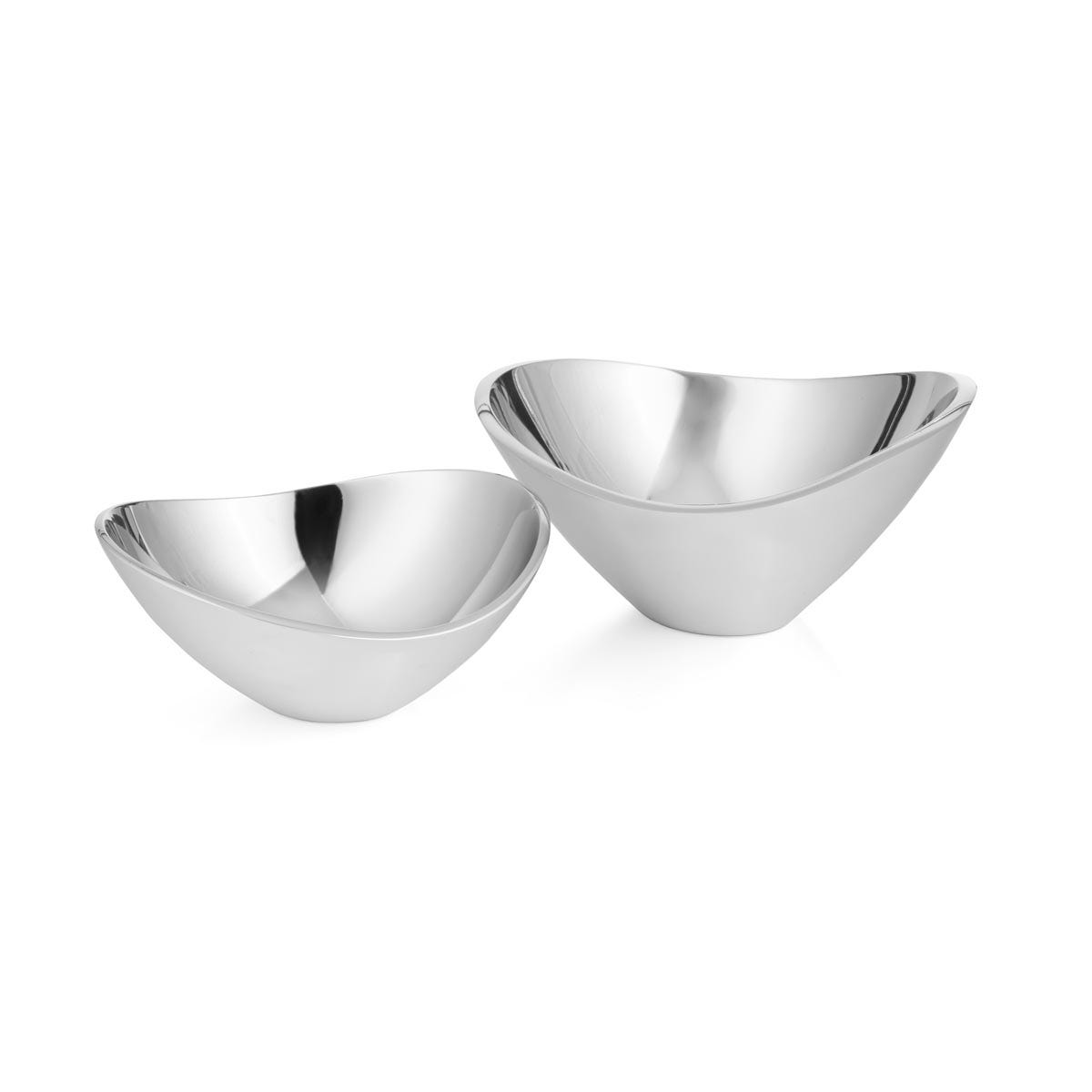 Nambé Butterfly Bowl 2-Piece Gift Set – Luxury Alloy Serving Bowls Nambé