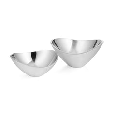 Nambé Butterfly Bowl 2-Piece Gift Set – Luxury Alloy Serving Bowls Nambé