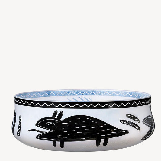 Title Kosta Boda Caramba Bowl - Hand-Painted Decorative Gift