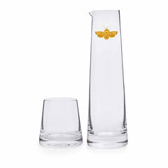Spode Creatures of Curiosity Carafe & Tumbler Set – Luxury Gold Moth Water Set