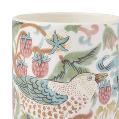 Spode Morris & Co. Strawberry Thief Mug – Historic English Birds Coffee Cup Spode