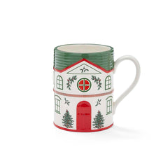 Spode Christmas Tree Village Green Mug – Personalized Holiday Coffee Cup Spode