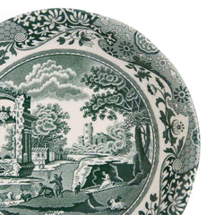 Spode Heritage Green Italian Cereal Bowls – Set of 4 Classic British Earthenware Dishes Spode