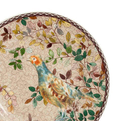 Spode Woodland Accents Grey Partridge Salad Plate – Countryside Wild Bird Earthenware Spode