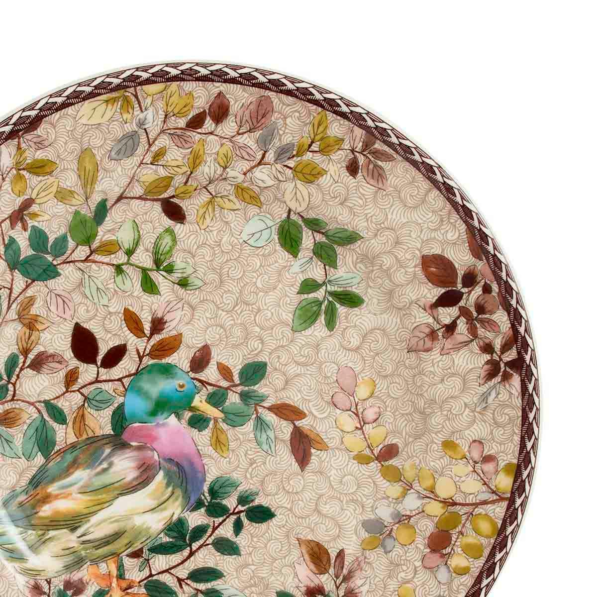 Spode Woodland Accents Mallard Duck Salad Plate – Countryside Wild Bird Earthenware Spode