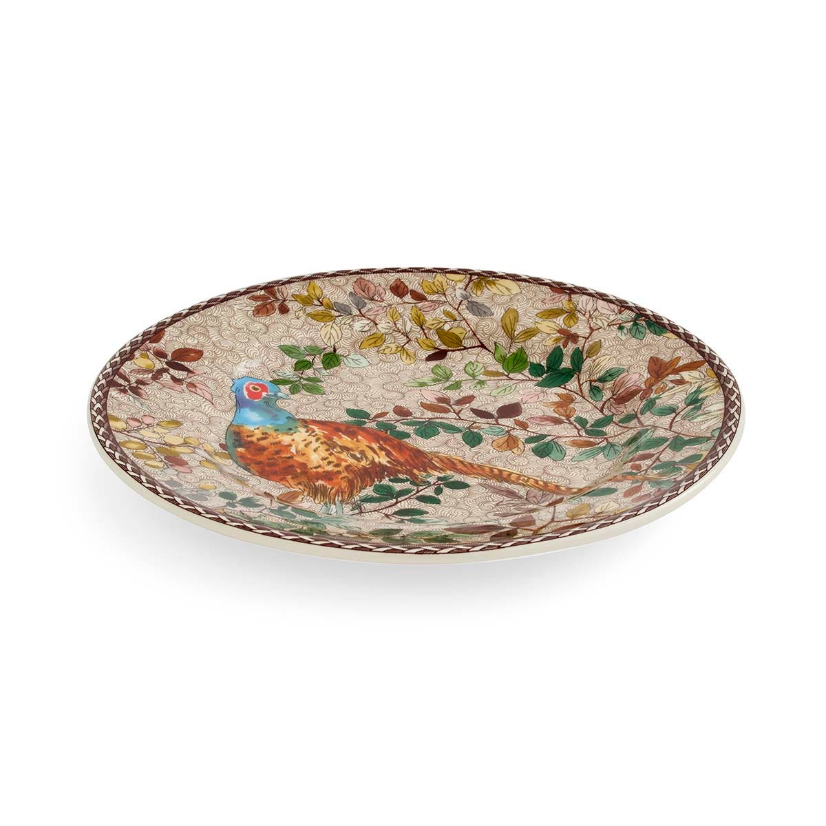 Spode Woodland Accents Pheasant Salad Plate – Countryside Wild Bird Earthenware Spode