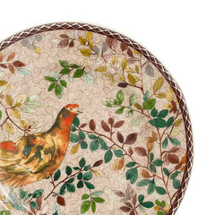 Spode Woodland Accents Red Grouse Salad Plate – Countryside Wild Bird Earthenware Spode