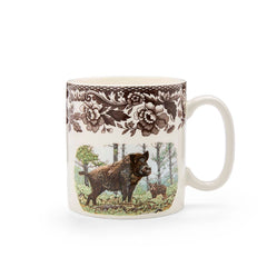 Spode Woodland Wild Boar Mug – Premium British Coffee Cup Gift