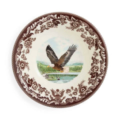 Spode American Declaration Anniversary Bowl – British Flowers Eagle Earthenware Spode