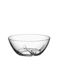 Kosta Boda Bruk Serving Bowl Clear Medium - Practical Birthday Surprise