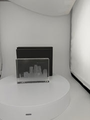 I Love Minneapolis Skyline Crystal House - Skyline