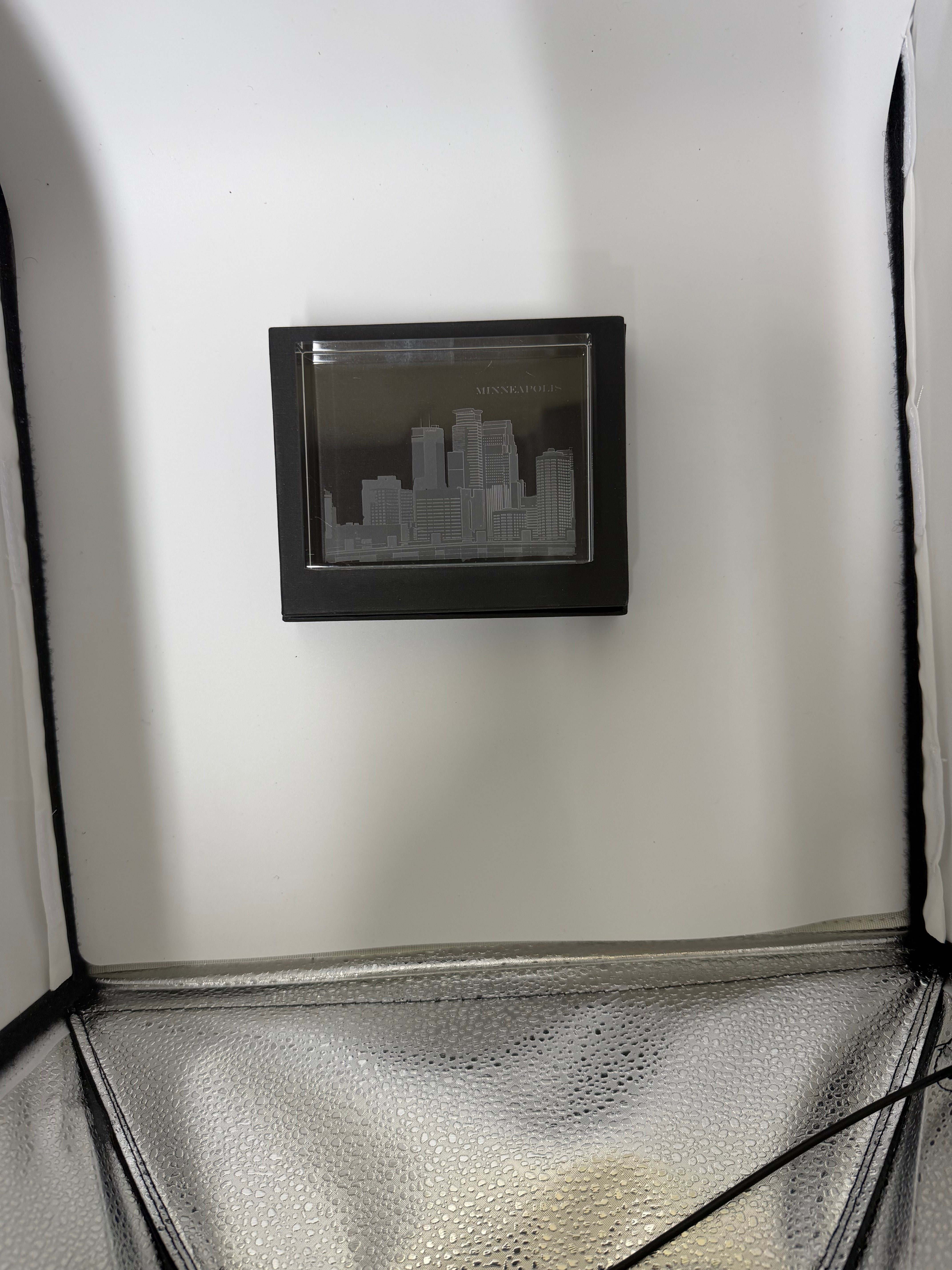I Love Minneapolis Skyline Crystal House - Skyline