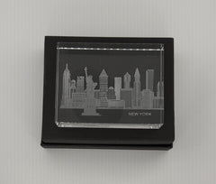 I Love New York Skyline Crystal House - Skyline