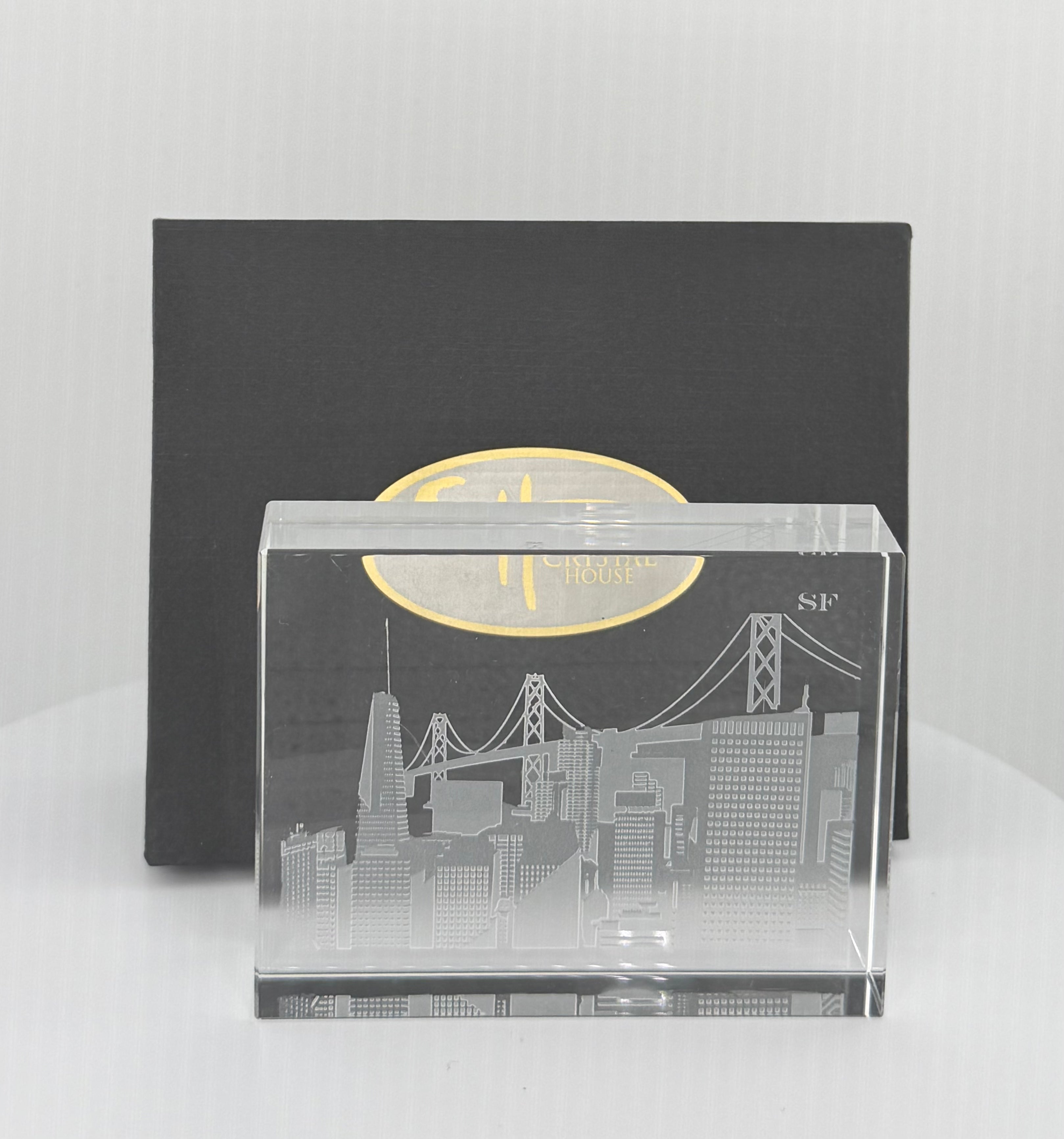 I Love San Francisco Skyline Crystal House - Skyline