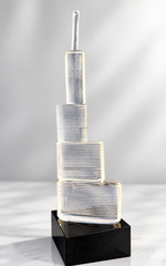 Trump Tower Chicago Crystal Sculpture main view