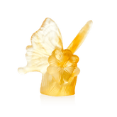 Amber Yellow Butterfly Daum