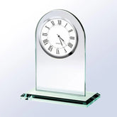 ARCH CLOCK-WHITE ROMAN Crystal House - Prism