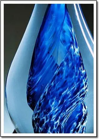Arctic Whirlpool Tear drop - 1813 Monarch Custom Glass
