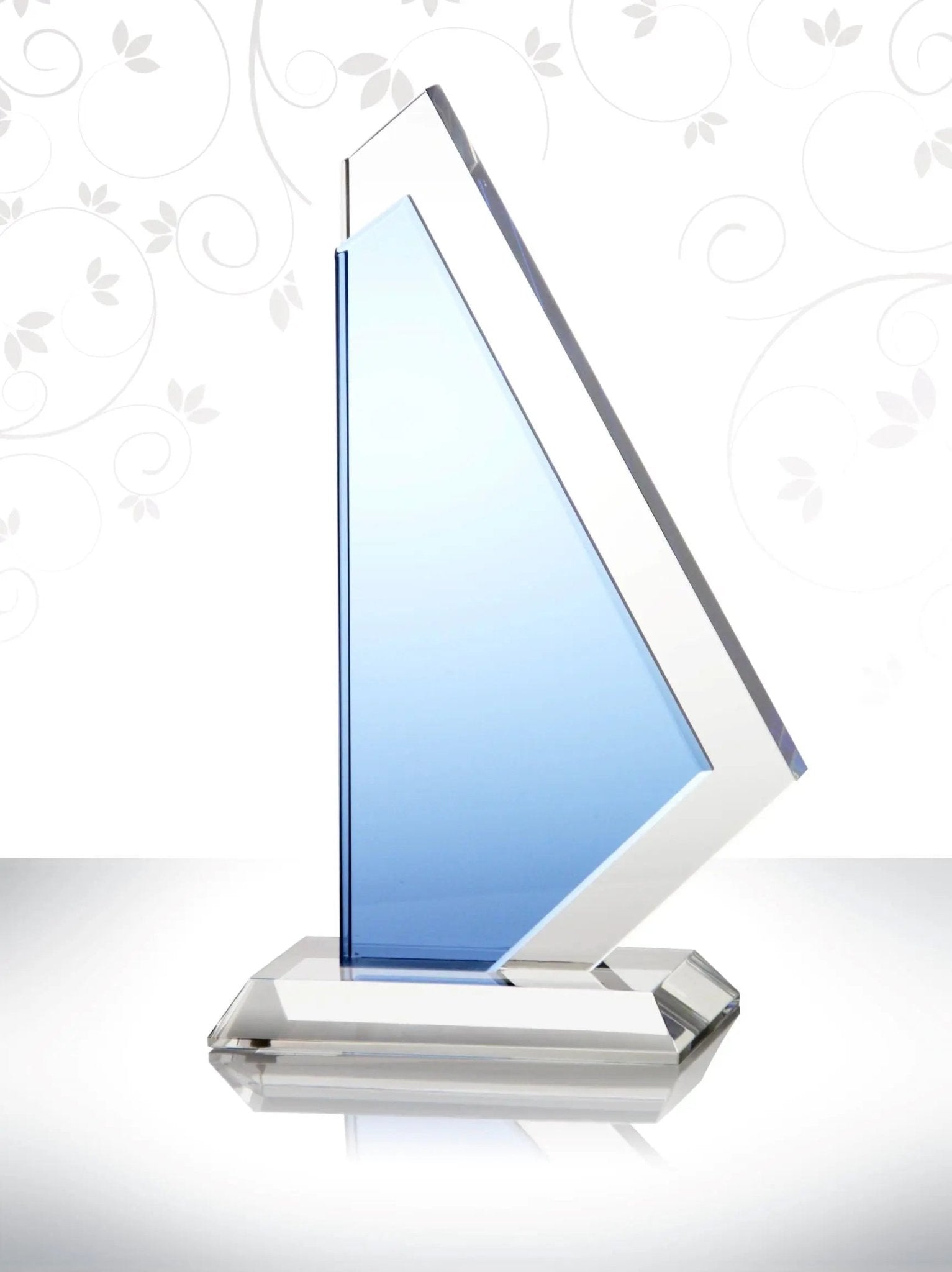 Asymmetrical Beauty Cut Crystal Award Crystal House - RM