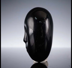 Baccarat Crystal Figurine, Tikki Tikki Black Crystal House - Replacements