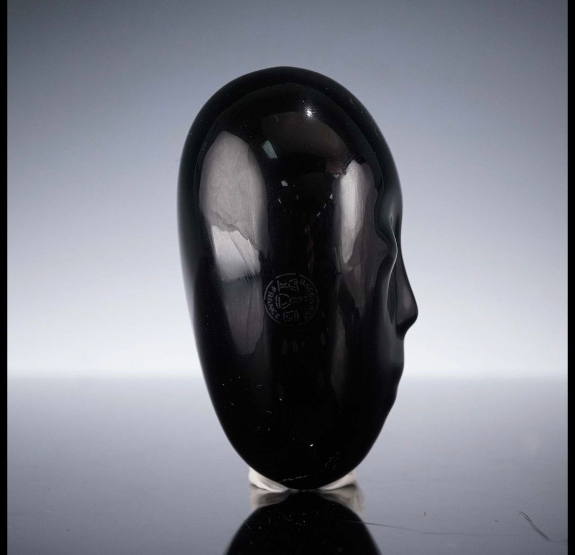 Baccarat Crystal Figurine, Tikki Tikki Black Crystal House - Replacements