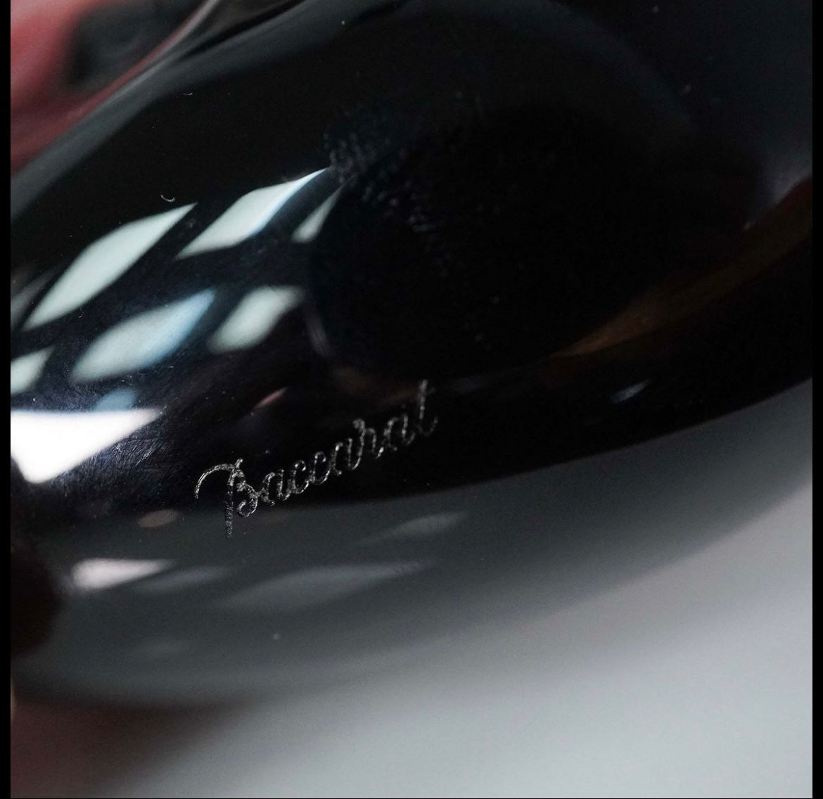 Baccarat Crystal Figurine, Tikki Tikki Black Crystal House - Replacements