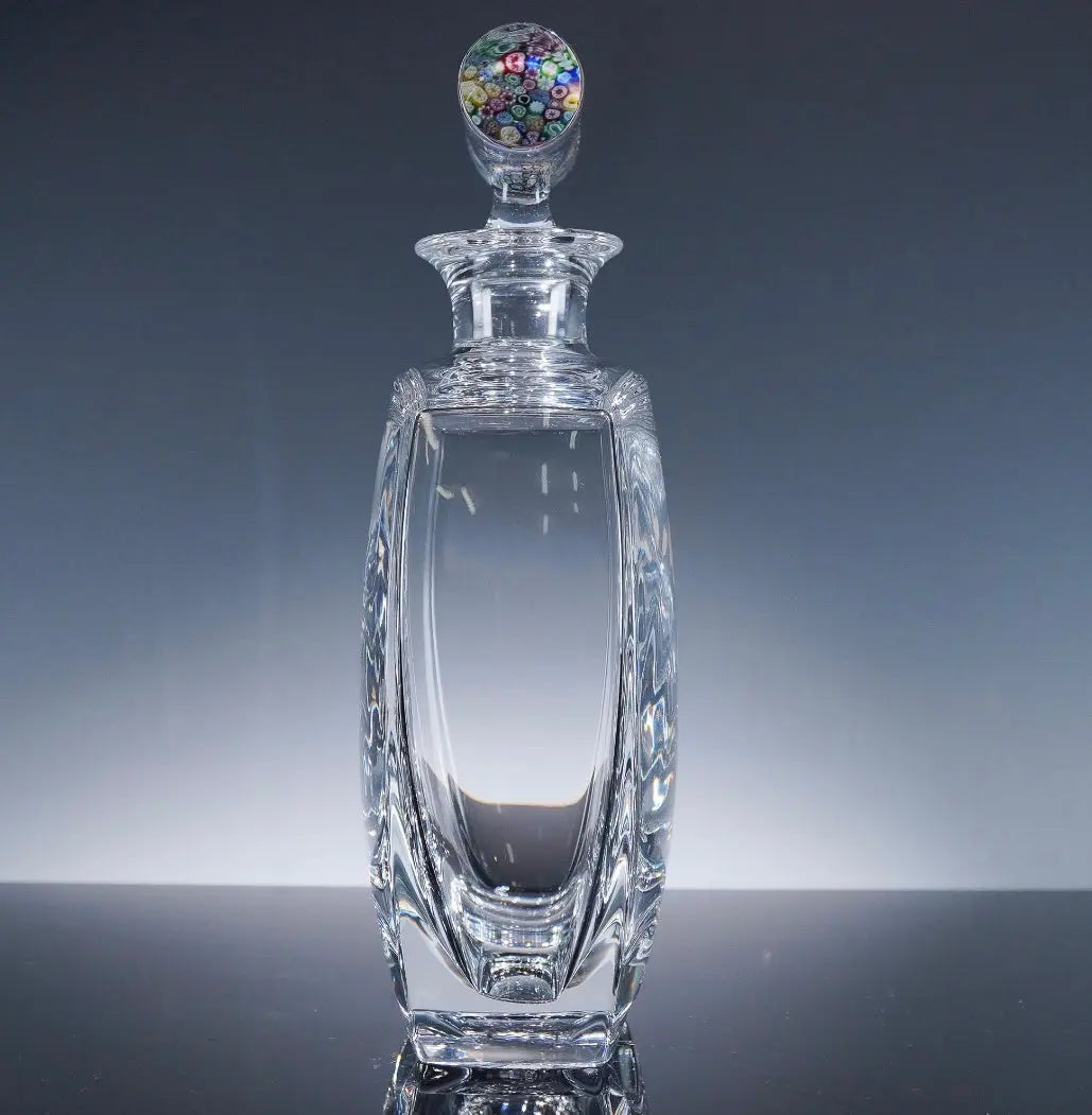 Baccarat Crystal Oceanie Decanter with Millefiori Stopper Crystal House - Replacements