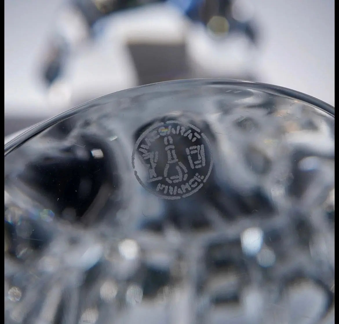 Baccarat Crystal Sculpture, Diamant by Robert Rigot Crystal House - Replacements