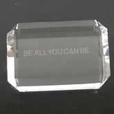 Be all you can be-army paperweight Crystal House