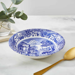 Blue Italian Dinnerware Cereal Bowl Spode