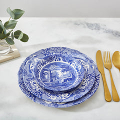 Blue Italian Dinnerware Luncheon Plate Spode