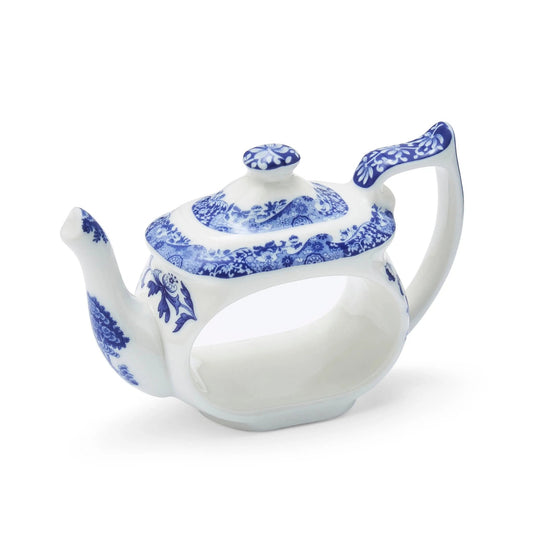 Blue Italian - Giftware & Accessories Blue Italian Teapot Napkin Rings Set of 4 Spode