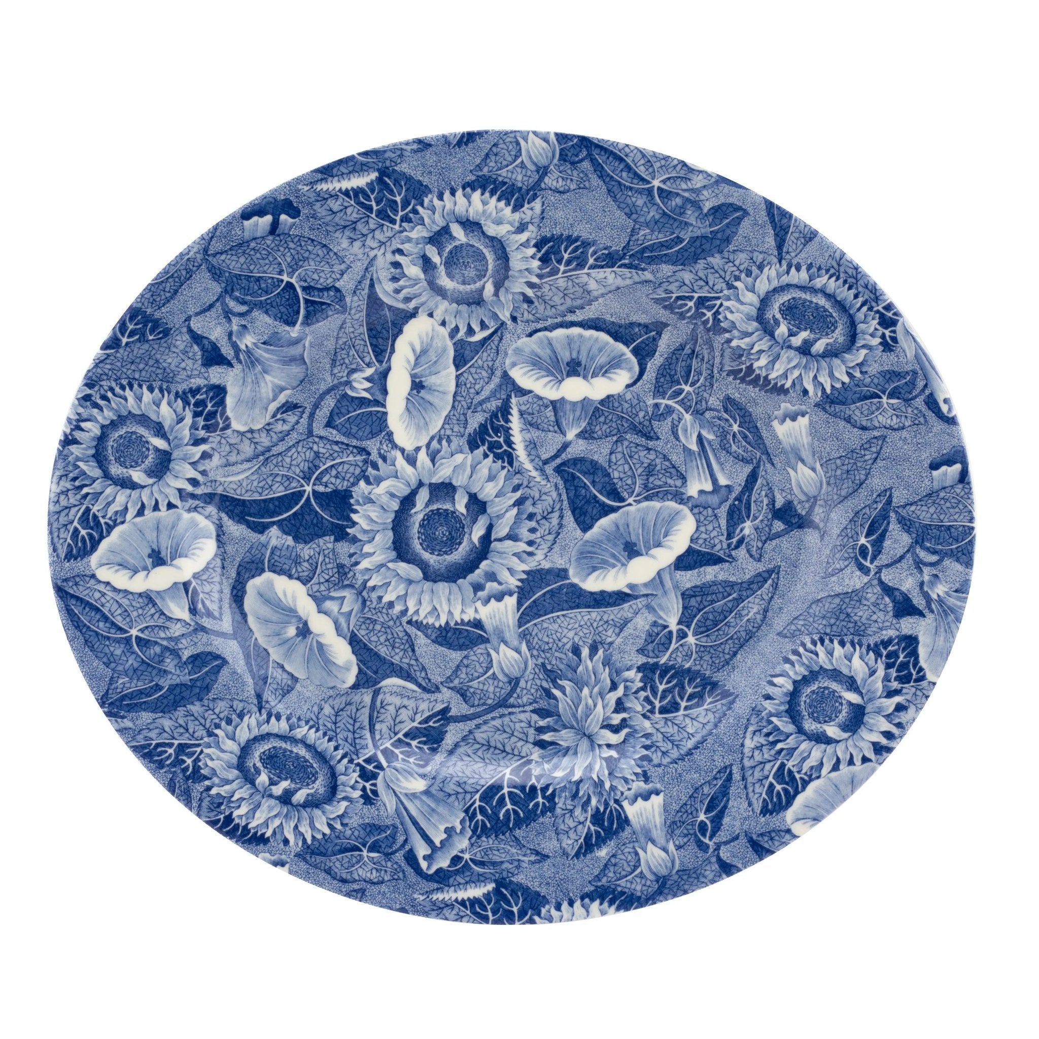 Blue Room Sunflower Dinnerware / Serveware / Giftware Oval Platter Spode