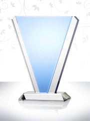 Blue Vase Shape Crystal Award Crystal House - RM