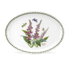 Botanic Garden - Bake & Prep Oval Platter (Foxglove) Portmeirion