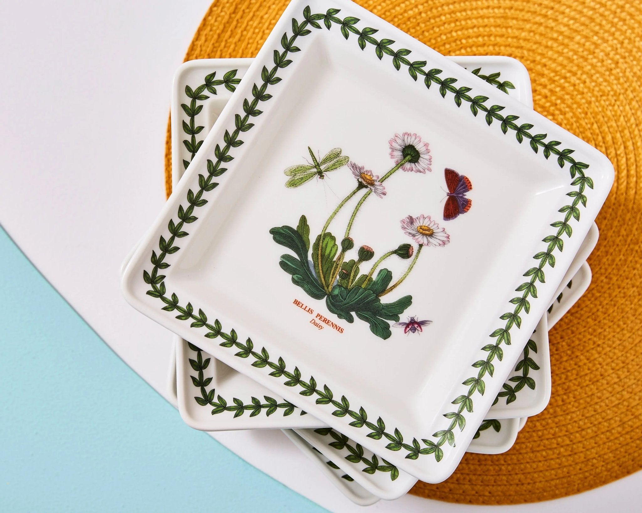 Botanic Garden - Classic Dinnerware Square Plate Portmeirion