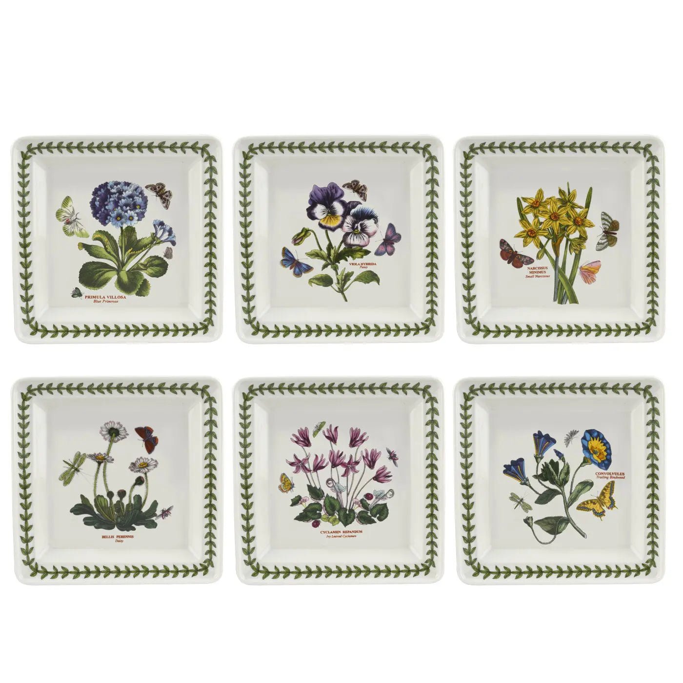 Botanic Garden - Classic Dinnerware Square Plate Portmeirion
